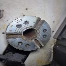 []威亚L280数控车床，12寸卡盘，硬轨，加工长度1米。